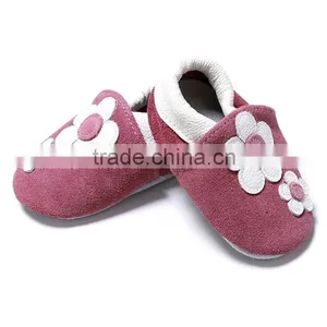 Pink Flower Baby Girl Grind Arenaceous Fashion Baby Girl Casual Shoes thumbnail-2