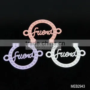 New Design Friend Mix Colour Letter Circular Connector thumbnail-1