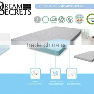 Gel Infused Memory Foam Topper thumbnail-1