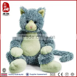 Custom Stuffed Toys Grey Plush Cat Singing Cat thumbnail-1