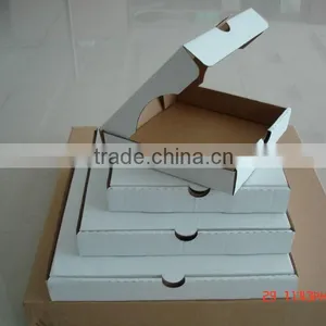 Customized High Quality Kraft Pizza Box/different Size Disposable Kraft Pizza Box With Logo thumbnail-2