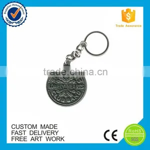 Fashion New 3D Tourist Souvenir Round Metal Keyrings thumbnail-3