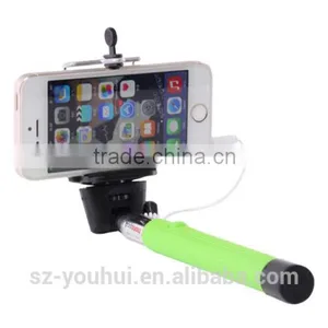 Factory Price Colorful Selfie Stick Tripod With Wired for Smart Phone for IPhone thumbnail-6