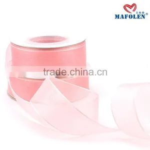 Kinds of Ribbons Solid Color 38mm Width Pink Wedding Dress Sash Ribbon Handmade thumbnail-5