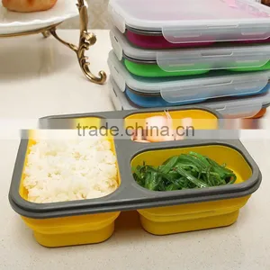 Plastic Containers Silicone Lunch Box for Kids thumbnail-2