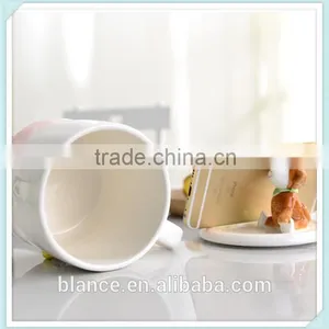 Unique Design Animal Mug With Funny Phone Holder Lid thumbnail-1