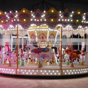 Cheapest High Quality Used Amusement Rides 16 Seats Carousel for Sale thumbnail-1