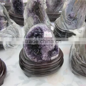 Large Natural Amethyst Quartz Crystal Geodes thumbnail-4