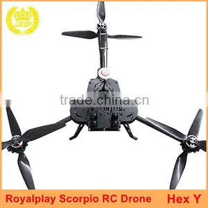 Manufacturer Price Royalplay Hexacopter Scorpio Carbon Fiber RC Drone Frame for Aerial Photography thumbnail-1
