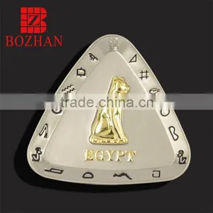 Egypt Souvenir Metal Ashtray/good Sale Egypt Souvenir Ashtray Metal/egypt Promotional Ashtray for Fridge Magnet thumbnail-1