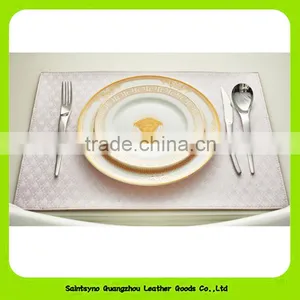 16020 Western Style Waterproof Resistant Top Quality Leather Food Dish/Coffee/Cup Mat Coaster thumbnail-3