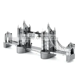 OEM 2016 New Product Londun Tower Bridge Educational DIY KT Super Board 3D Puzzle for Children China Wholesale thumbnail-2