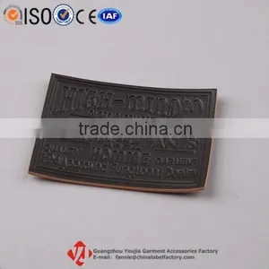 High Quality PU Faux Deobssed Label thumbnail-1