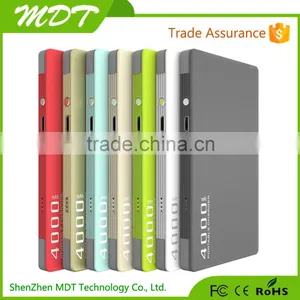 4000mah Backup Power Bank Mobile Phone Charging Built in Cable Power Bank for Iphone thumbnail-2