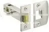 LL002 Brass Plate Satin Nickel Door Lock Latch thumbnail-1