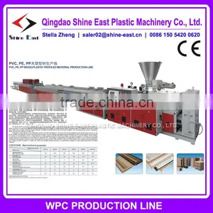 WPC Machine / WPC Production Line / WPC Profile Extrusion Line thumbnail-1