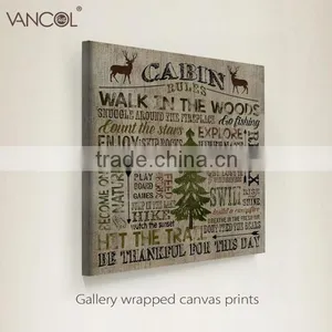 2015 Pop Selling Wall Decorative Letters Oil Canvas Painting thumbnail-4