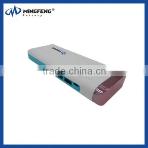 High Capacity Metal Three Ports 10400mah Power Bank for Iphone thumbnail-2