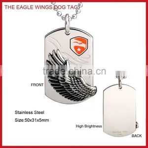 Wholesale Fashion Stock Cross Stainless Steel Dog Tag FP50047 thumbnail-3