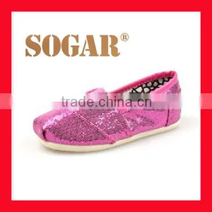 Fancy Child Shoes Canvas Shoe Sparkle Hot Pink thumbnail-1