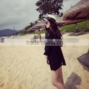 2016 High Quality Handmade Straw Hats Sun Hat Summer Hot Sale Original Beach Hats for Women thumbnail-2