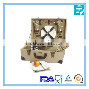 Stainless Steel Travel Picnic Purse With Basket thumbnail-1