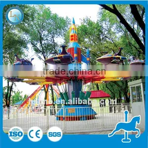 Gold Supplier Kids Outdoor Playground Airplane Amusement Rides Self Control Plane Ride for Sale thumbnail-3