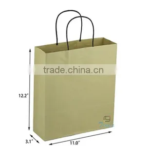 Twisted Handle Kraft Paper Bag for Clothing Factory thumbnail-4