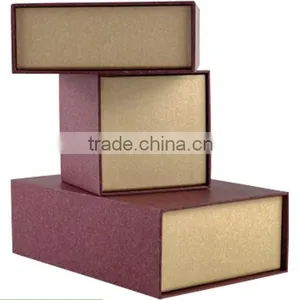 Luxury Golden Color Custom Paper Box/wholesale High Quality Kraft Paper Box thumbnail-2
