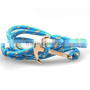 Wholesale Survival Golden Anchor Design Paracute Bracelet thumbnail-4
