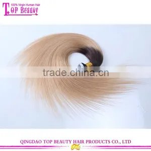 2016 Factory Hot Selling Ombre Two Colors Remy Tape Remy Human Hair Extension thumbnail-2