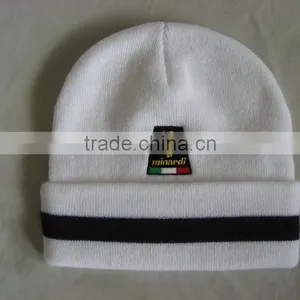 White Softtextile Wholesale Knitted Scarf Beanie and Glo thumbnail-2