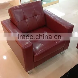 Hot Sale High Quality Modern Leather Design Office Sofa B12 thumbnail-2
