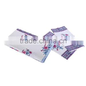 New Pattern Cotton Bed Sheet Flower Printed Hand Block Home Textile 100% Fabric Bed Sheet thumbnail-4