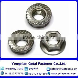 DIN6923 Hex Flange Nuts Serrated M6 Zinc Plated and Black thumbnail-5