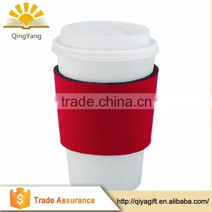 Popular 2015 Hot Sell Reusable Neoprene Cup Sleeve Custom Coffee Cup Sleeves Paper Cup Sleeve thumbnail-1