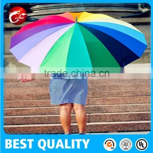 Promotional Rainbow Golf Umbrella.auto Open Straight Umbrella thumbnail-1