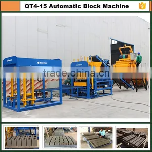 Full Automatic Hollow Block Machine QT4-15C Brick Making Machine for Sale thumbnail-2