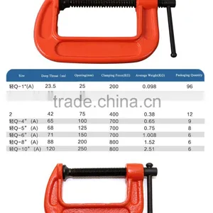 Bridge Clamp Best Woodworking Clamps c Clamps Steel c Clamps thumbnail-6