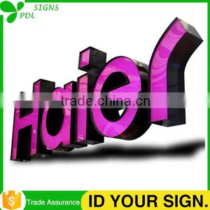 Waterproof Outdoor 3D Frontlit Letters With Metal Frame thumbnail-2