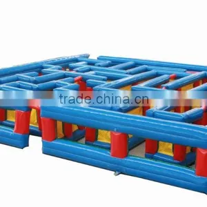 Outdoor Fitness Park Kids Game Soft Play Inflatable Castle Jumper thumbnail-3