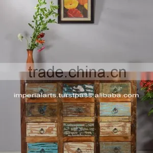 Recycled Wood Drawer Chest thumbnail-1