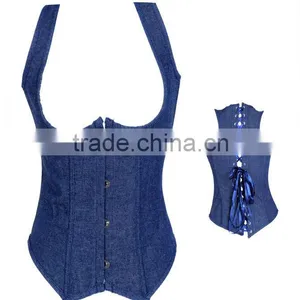 Much Beautifull Hot Women Sex Blue Corset in Top Selling 2013 thumbnail-1