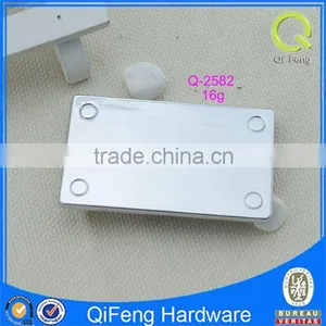 Q-2582 Embossed Label Silver Metal Label Unblemished Logo Plate thumbnail-1