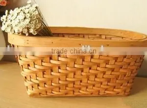 Reusable and Eco-friendly Wicker Basket Used for Food or Flowers Hot Sell in North America and Europe thumbnail-4