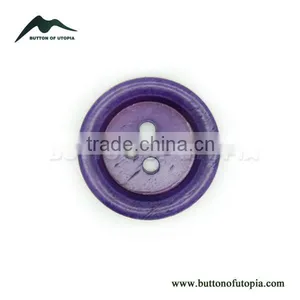 Fancy High Quality Dyed Painted Purple Bone Buttons thumbnail-1