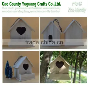 Home Bird House Ornaments,wooden Ornaments,wooden Bird Craft thumbnail-1