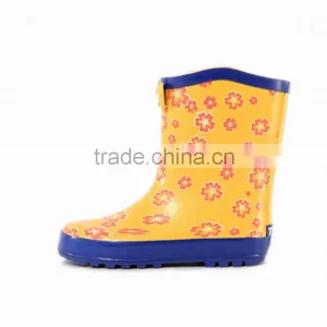 New Style Kids Safty Rubber Rain Boots Cute Winter Shoes for Kids thumbnail-1