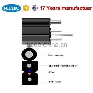 GJYXCH 12 Core G657a Fiber Optical Cable With Messenger Wire thumbnail-3
