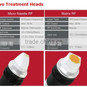 New Style Mini Bipolar Radio Frequency Wrinkle Removal Machine With Microneedle and Fractional Heads thumbnail-3